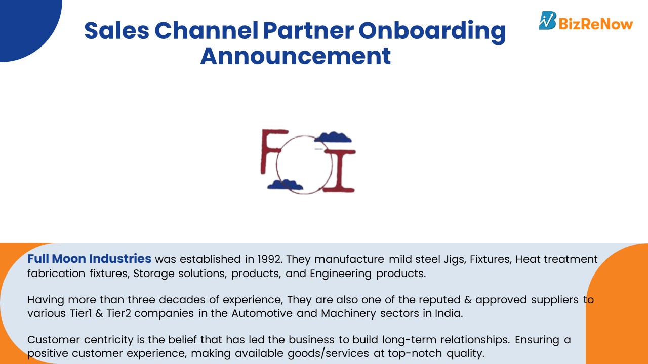 Sales Channel Partner Announcement