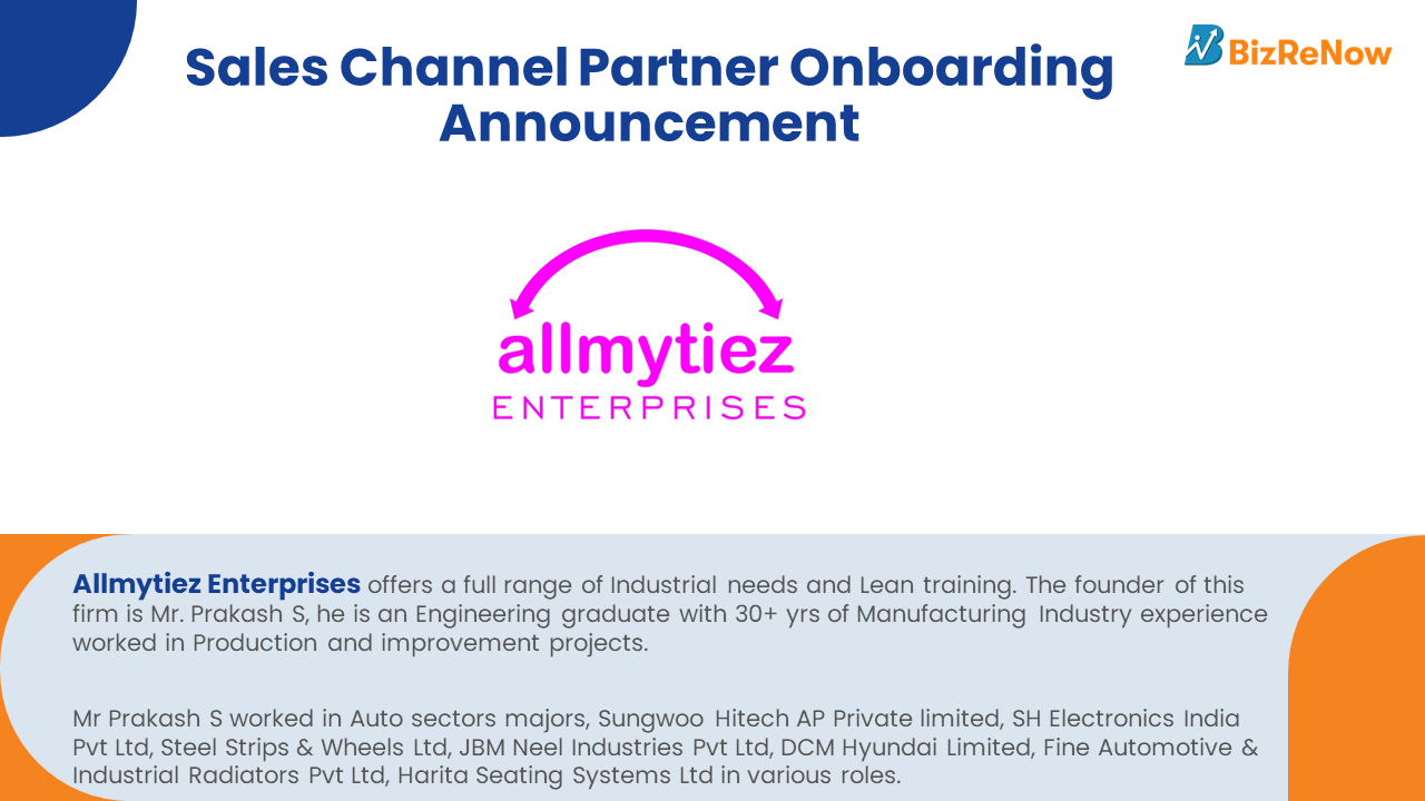 Sales Channel Partner Announcement