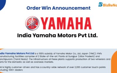 New Order win Announcement – Yamaha Motors India