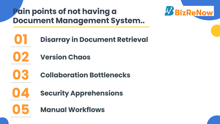 Pain Points of Document Management system